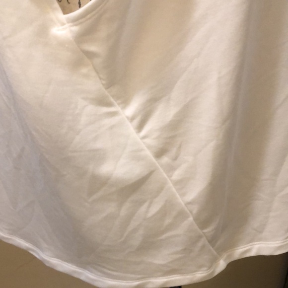 Hurley loose diagonal cut sleeveless w turqoiuse wide lace pull ties hoodie - Picture 5 of 15